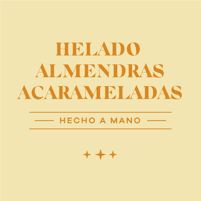 HELADO ALMENDRAS ACARAMELADAS