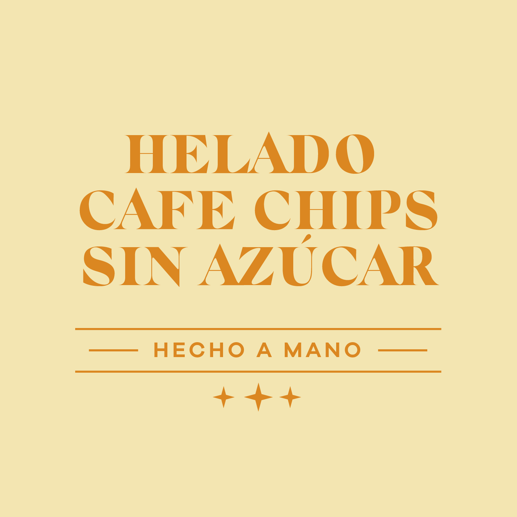 HELADO CAFÉ CHIPS SIN AZÚCAR